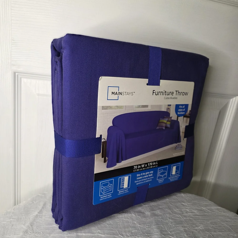 Mainstays Blue Furniture Cover Accent